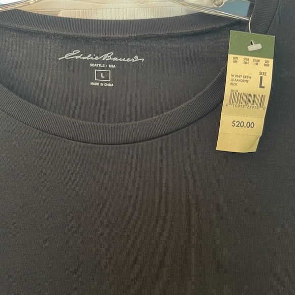 NWT Eddie Bauer Womens Cotton Tee - Picture 2 of 4